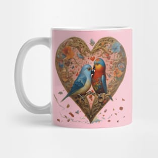 Galentines day and Valentine’s Day girlfriends laughing over lunch Mug